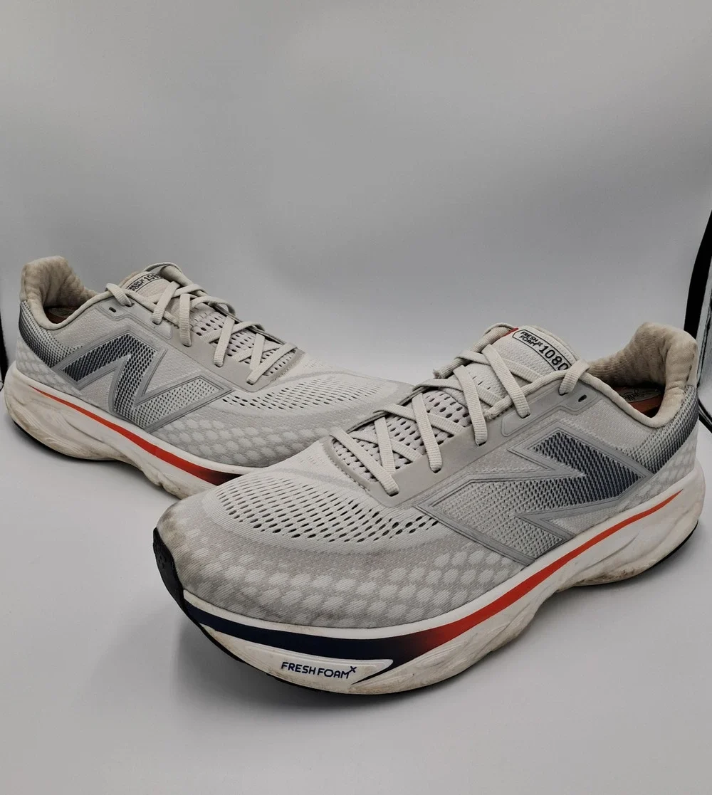 Size 14 - New Balance Fresh Foam X 1080v14 Grey Matter Silver Metallic Inkwell